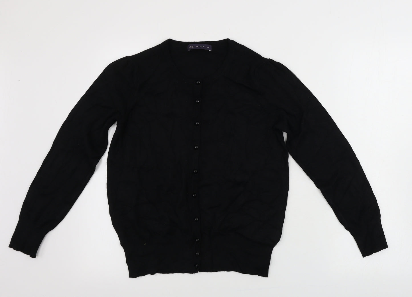Marks and Spencer  Womens Black   Cardigan Jumper Size 14