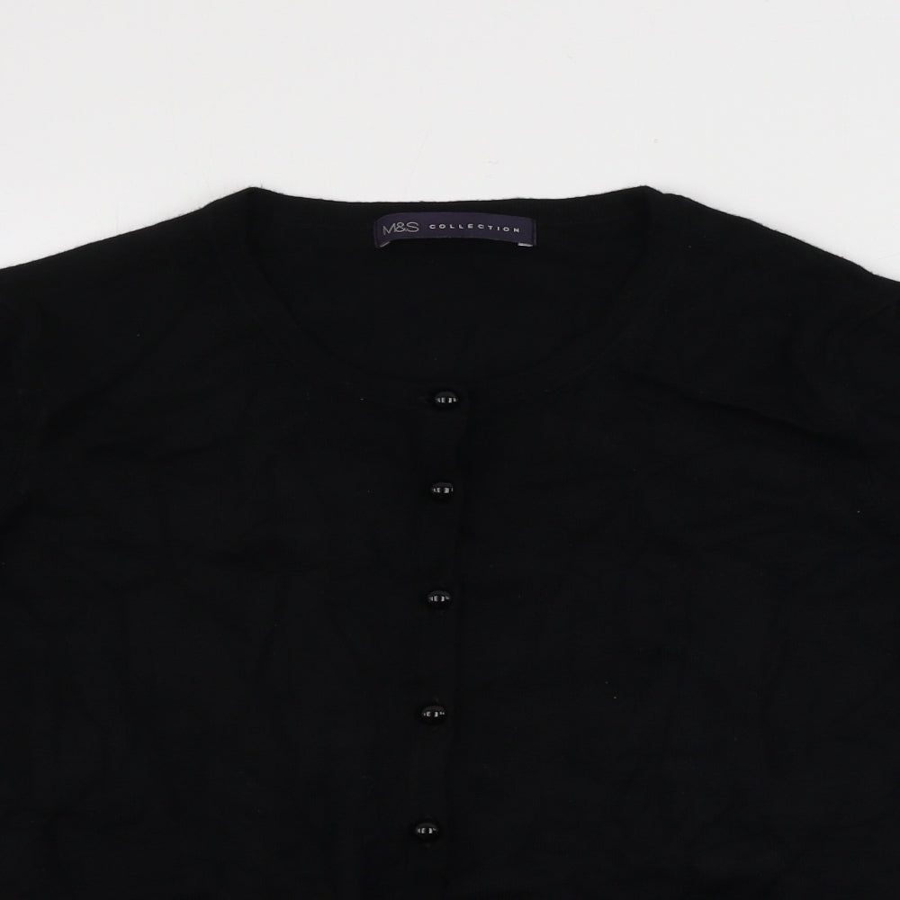 Marks and Spencer  Womens Black   Cardigan Jumper Size 14