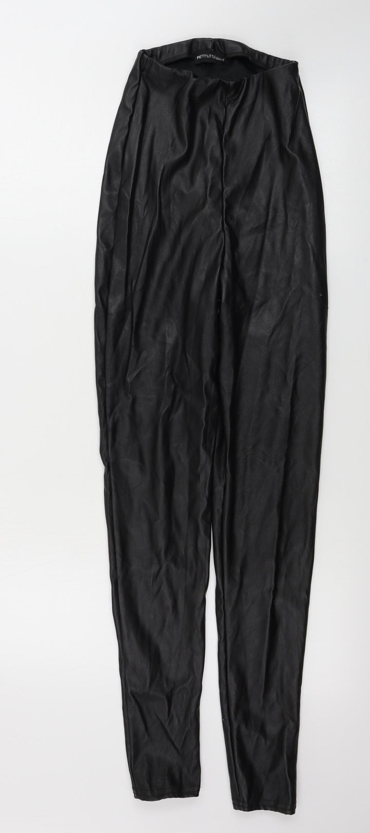 PRETTYLITTLETHING Womens Black Jegging Leggings Size 6 L27 in