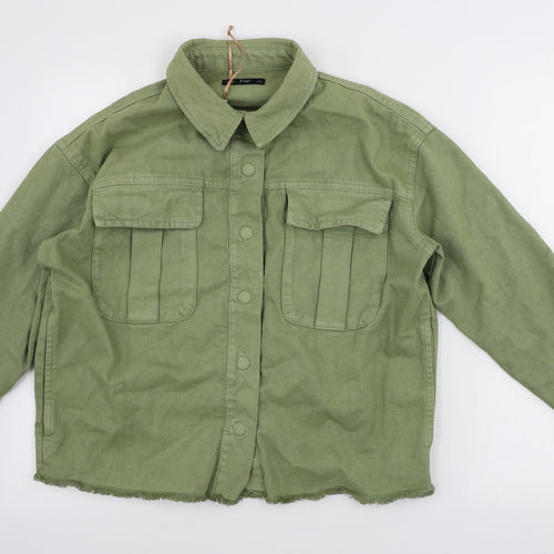 F&F  Womens Green   Jacket Coat Size 8
