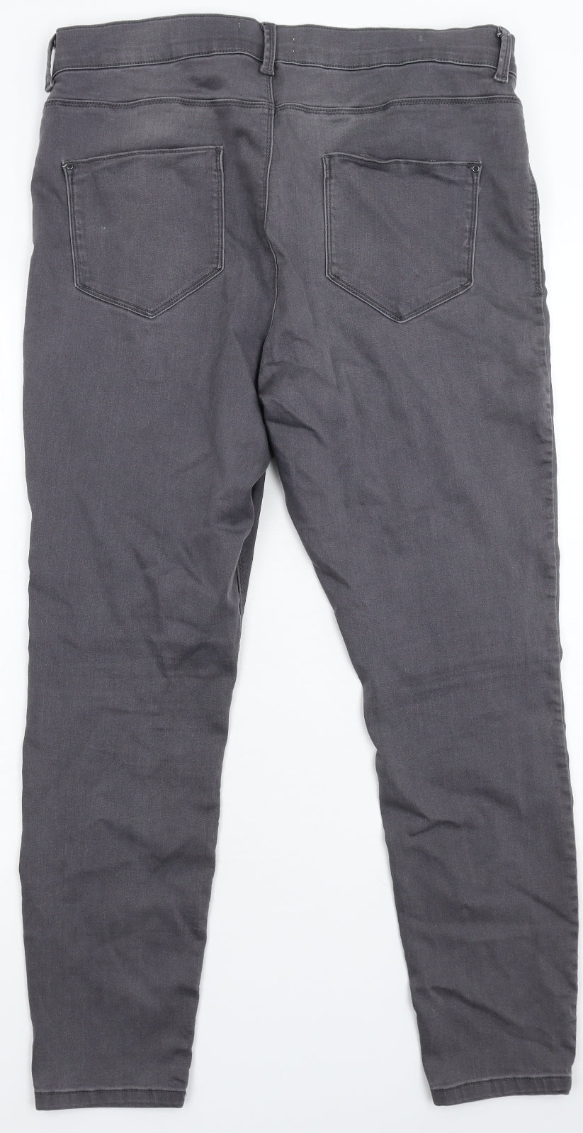 Dorothy Perkins Womens Grey  Denim Jegging Jeans Size 18 L26 in