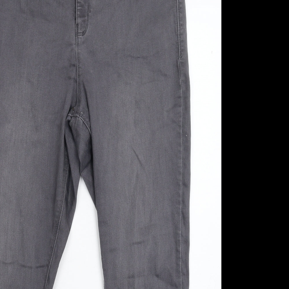 Dorothy Perkins Womens Grey  Denim Jegging Jeans Size 18 L26 in