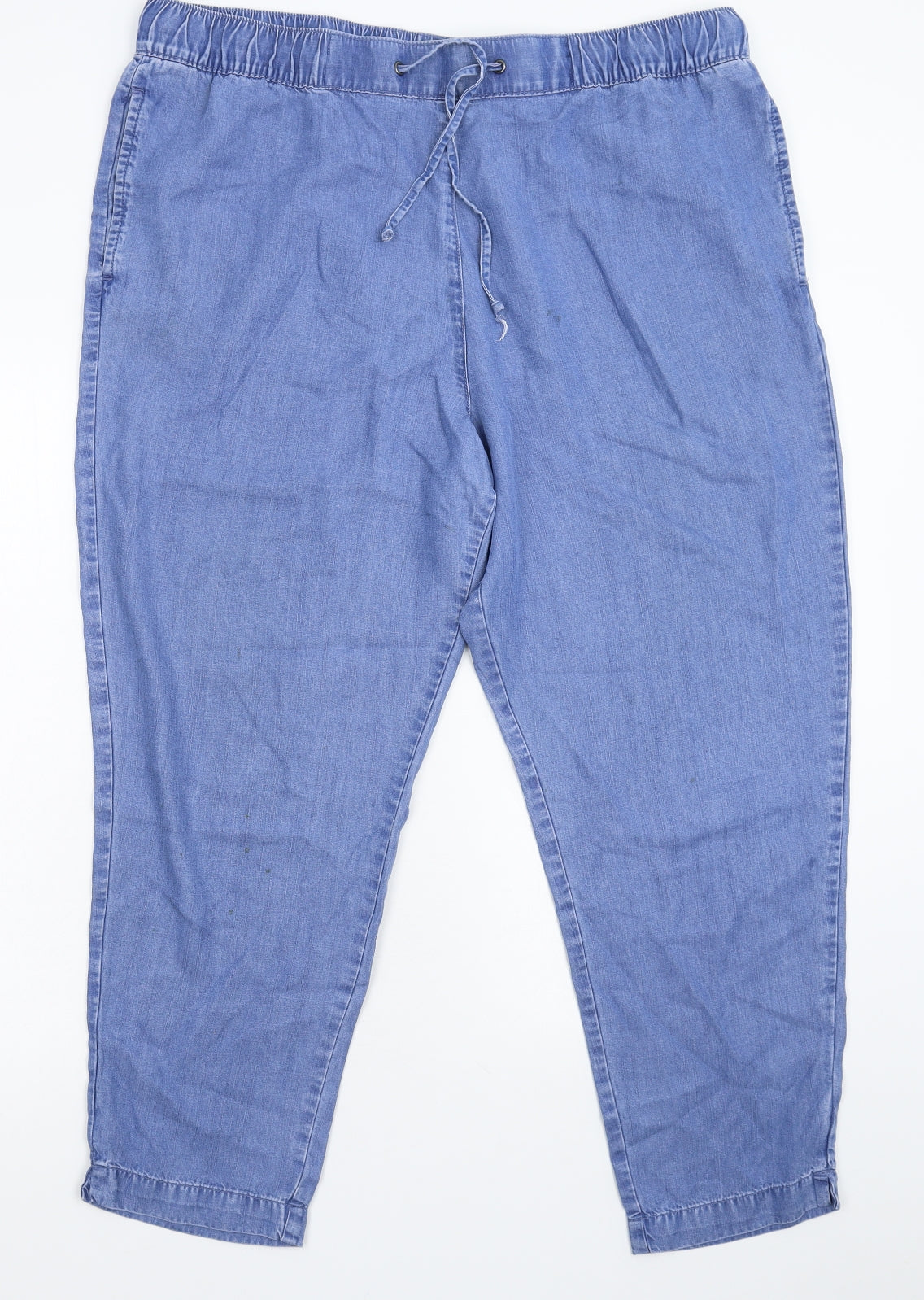 TU Womens Blue  Denim Straight Jeans Size 18 L27 in