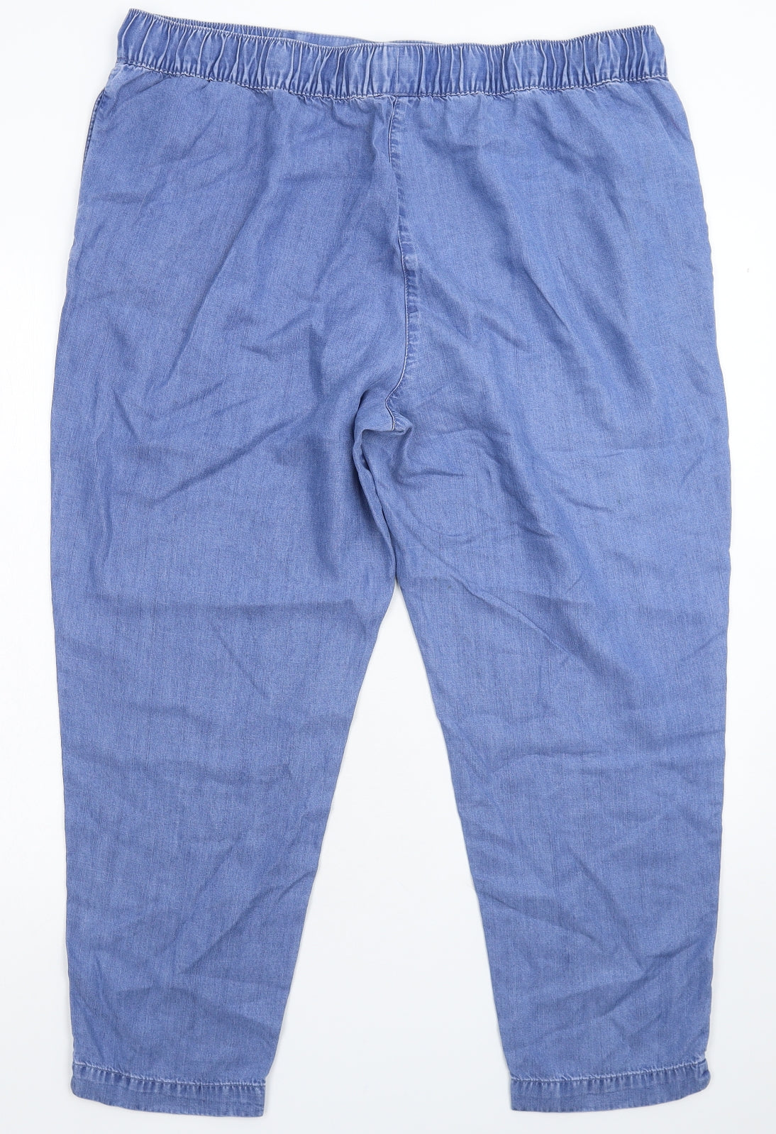 TU Womens Blue  Denim Straight Jeans Size 18 L27 in