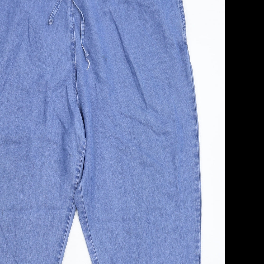 TU Womens Blue  Denim Straight Jeans Size 18 L27 in