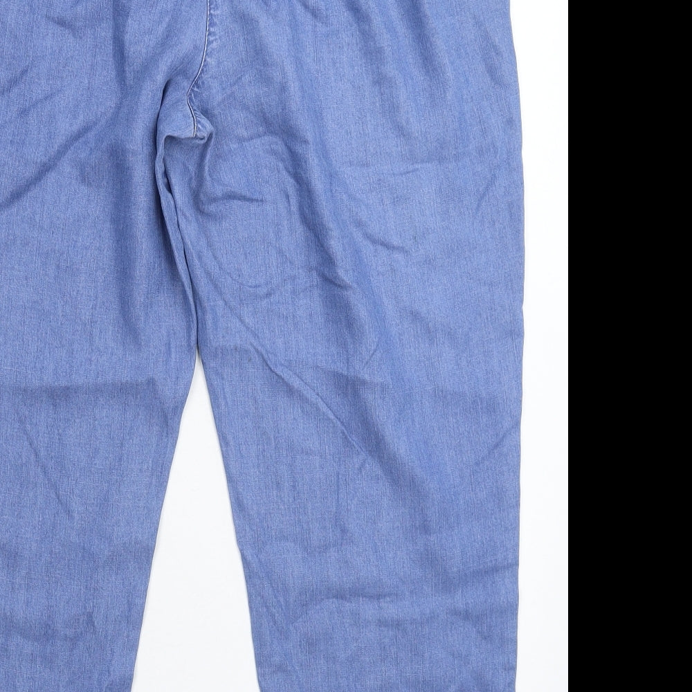 TU Womens Blue  Denim Straight Jeans Size 18 L27 in