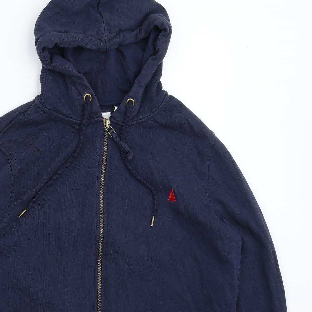 MUSTO Mens Blue   Full Zip Hoodie Size S