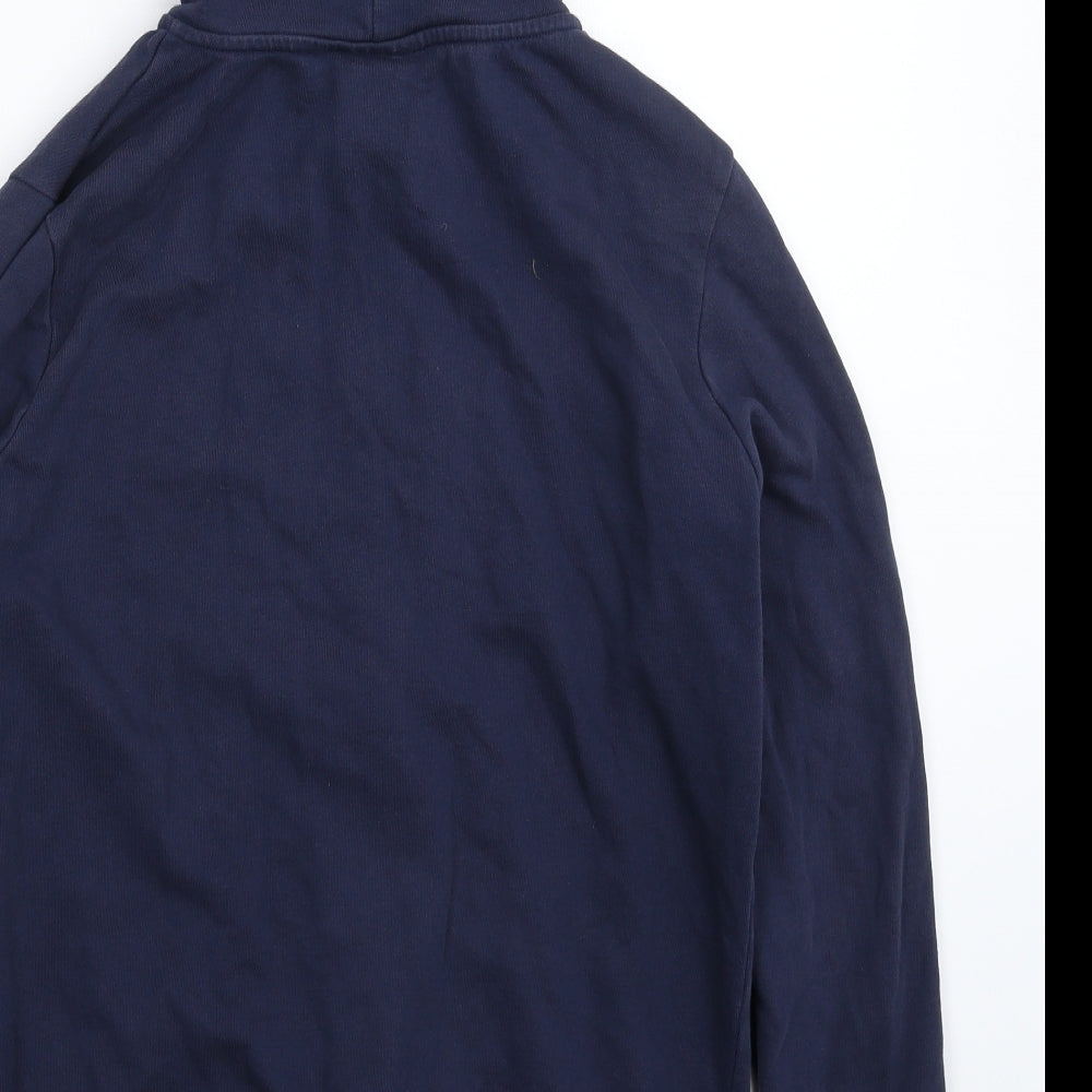 MUSTO Mens Blue   Full Zip Hoodie Size S