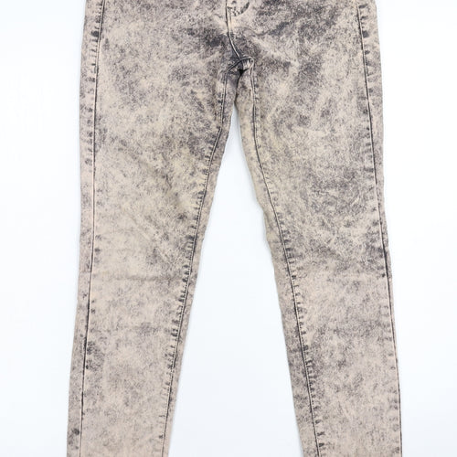 Bershka Womens Grey  Denim Jegging Jeans Size 6 L29 in