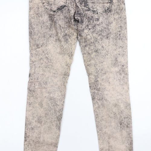 Bershka Womens Grey  Denim Jegging Jeans Size 6 L29 in