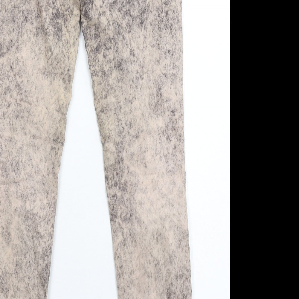 Bershka Womens Grey  Denim Jegging Jeans Size 6 L29 in