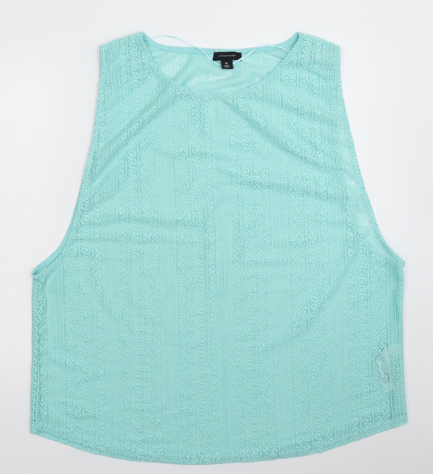 Atmosphere Womens Green   Basic Tank Size XL  - Oversized