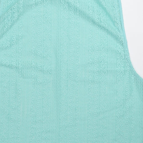 Atmosphere Womens Green   Basic Tank Size XL  - Oversized