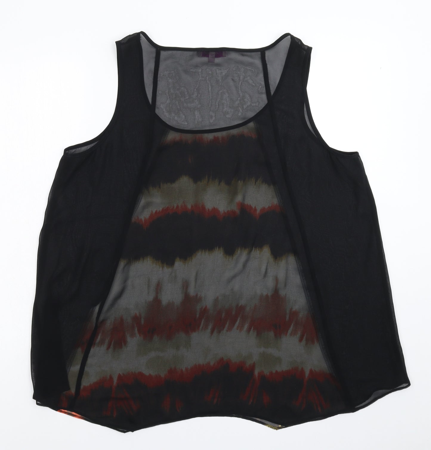 Per Una Womens Black   Basic Tank Size 14