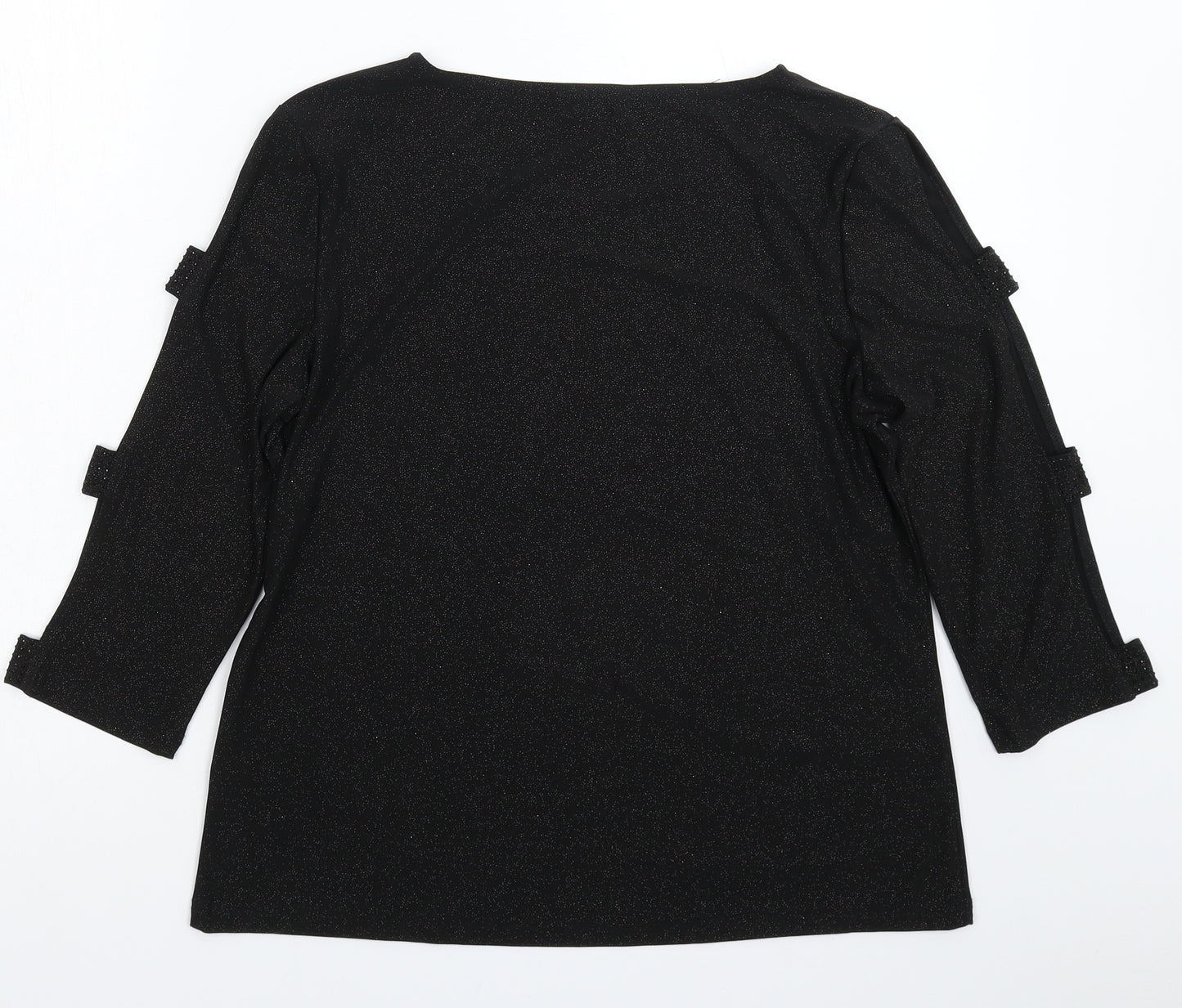 Klass Womens Black   Basic T-Shirt Size L