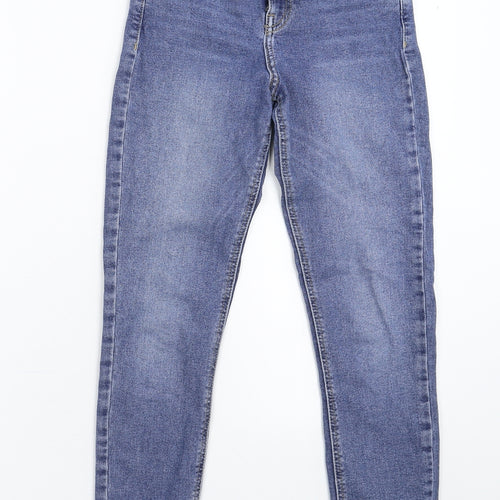 Topshop Womens Blue  Denim Skinny Jeans Size 25 in L26 in