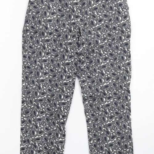 Topshop Womens Multicoloured   Cropped Leggings Size 6 L23 in