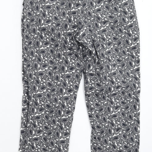Topshop Womens Multicoloured   Cropped Leggings Size 6 L23 in