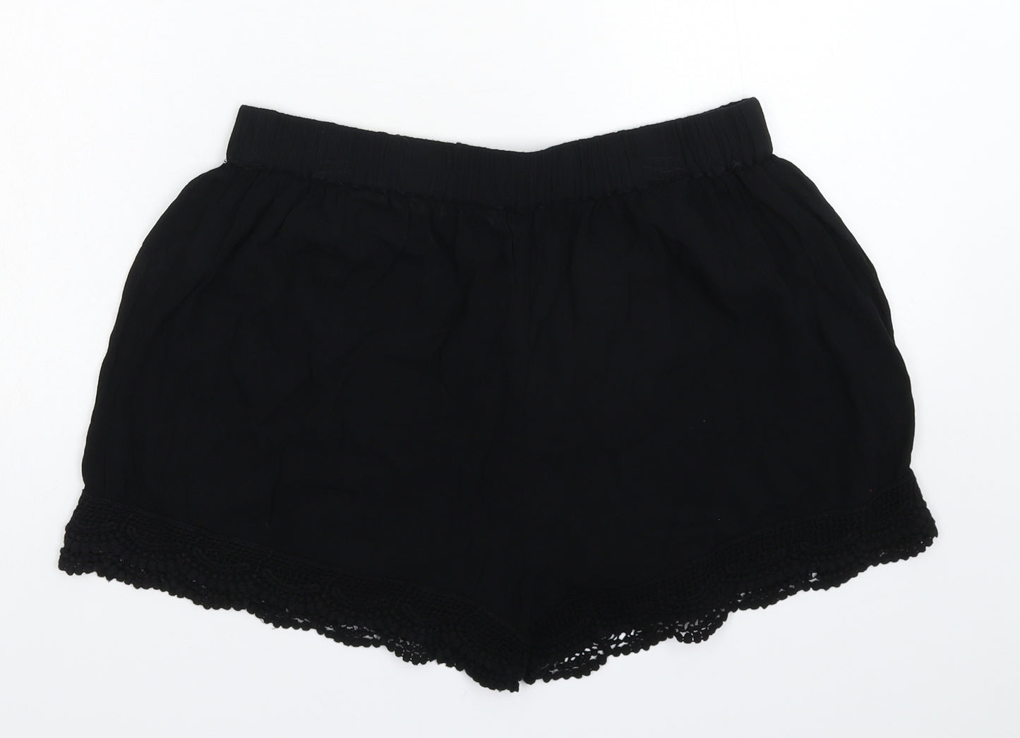 Papaya Womens Black   Hot Pants Shorts Size 14