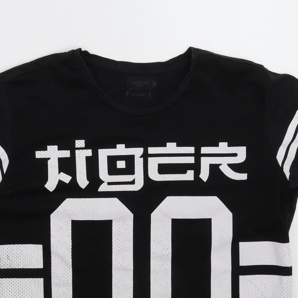 Landers Mens Black    T-Shirt Size M