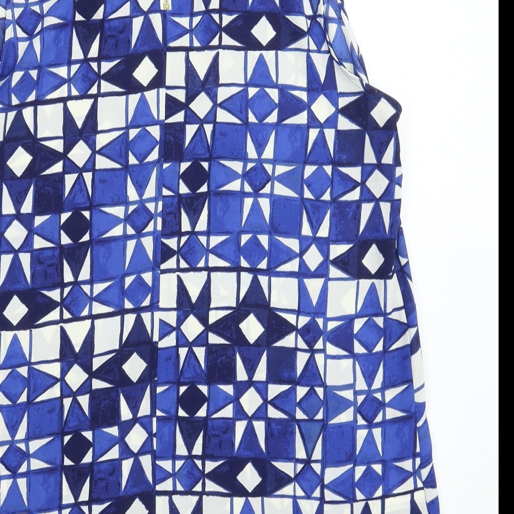 NEXT Womens Multicoloured Geometric  Basic Tank Size 8