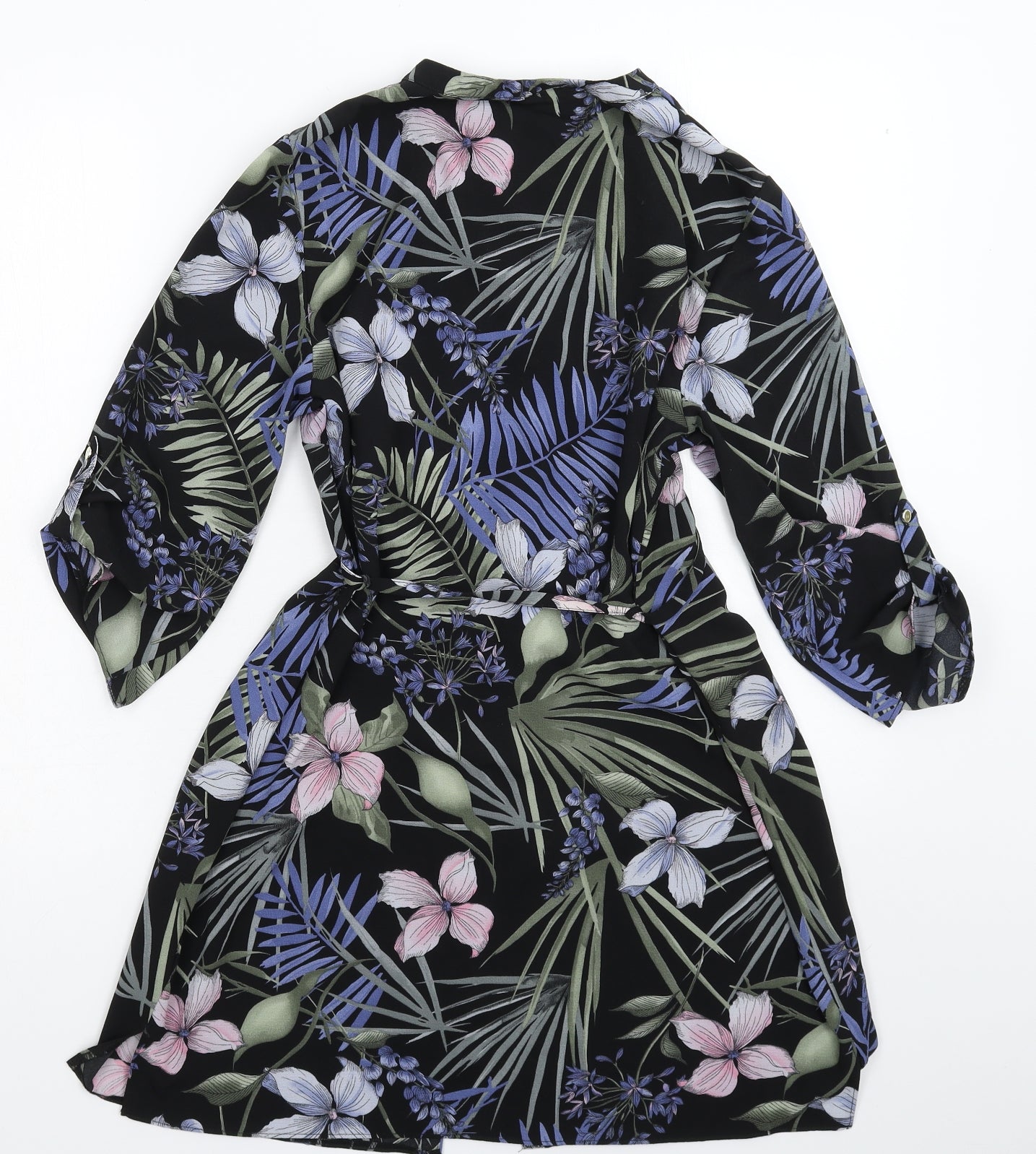 F&F Womens Multicoloured Floral  Shirt Dress  Size 10
