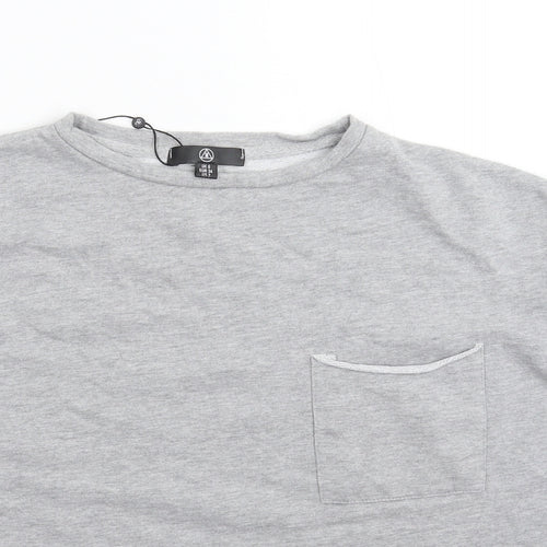 Missguided Womens Grey   Pullover Sweatshirt Size 6  - Oversized