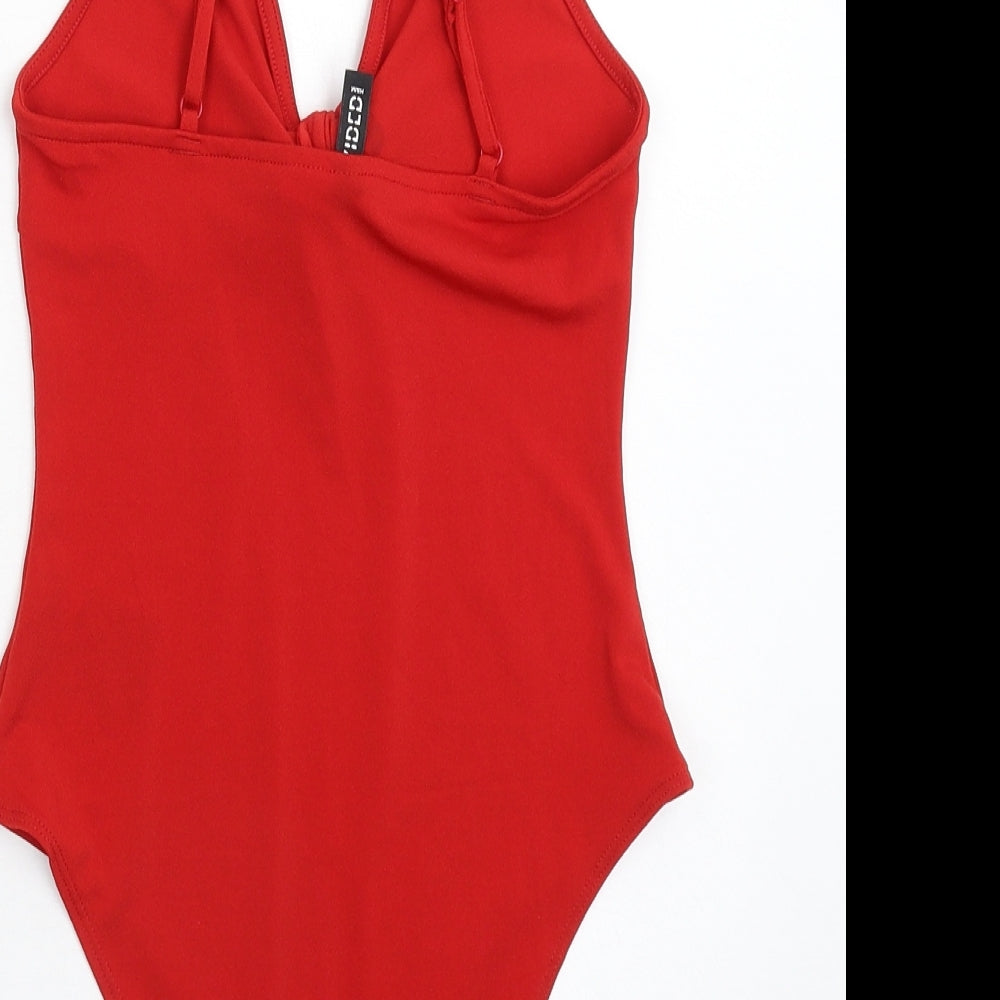 H&M Womens Red   Bodysuit One-Piece Size S