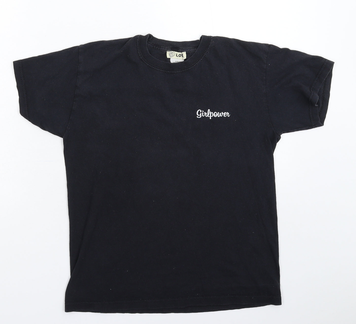 Preworn Womens Black   Basic T-Shirt Size S