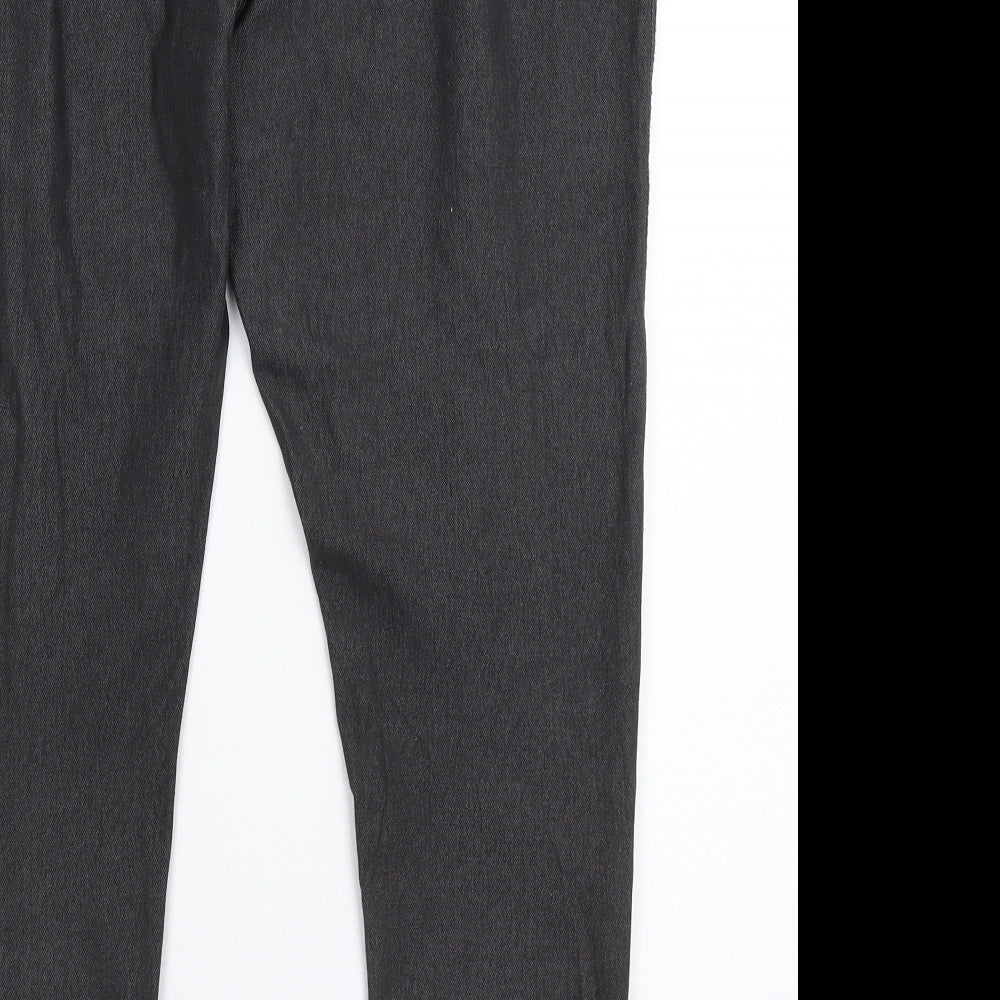 Papaya Womens Grey  Denim Jegging Jeans Size 16 L24 in