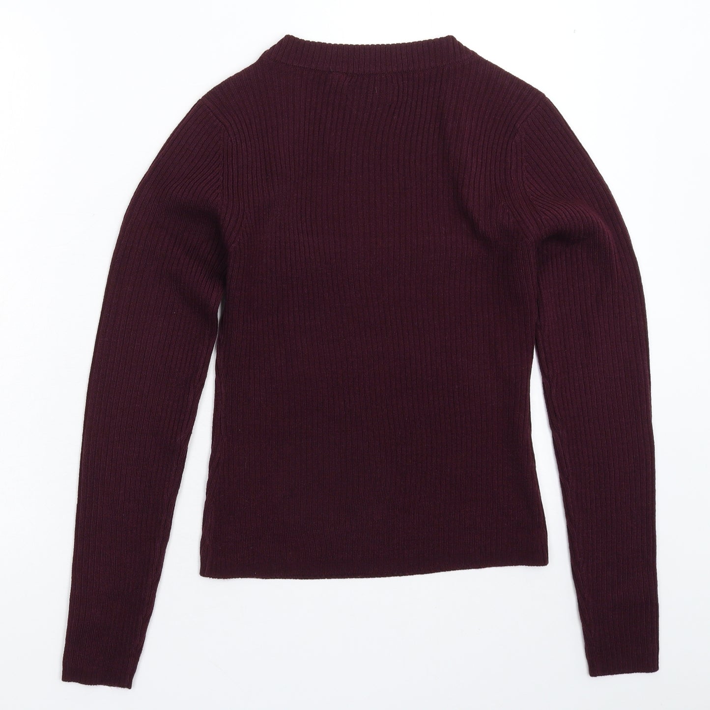 Brave Soul Womens Brown  Knit Pullover Jumper Size S