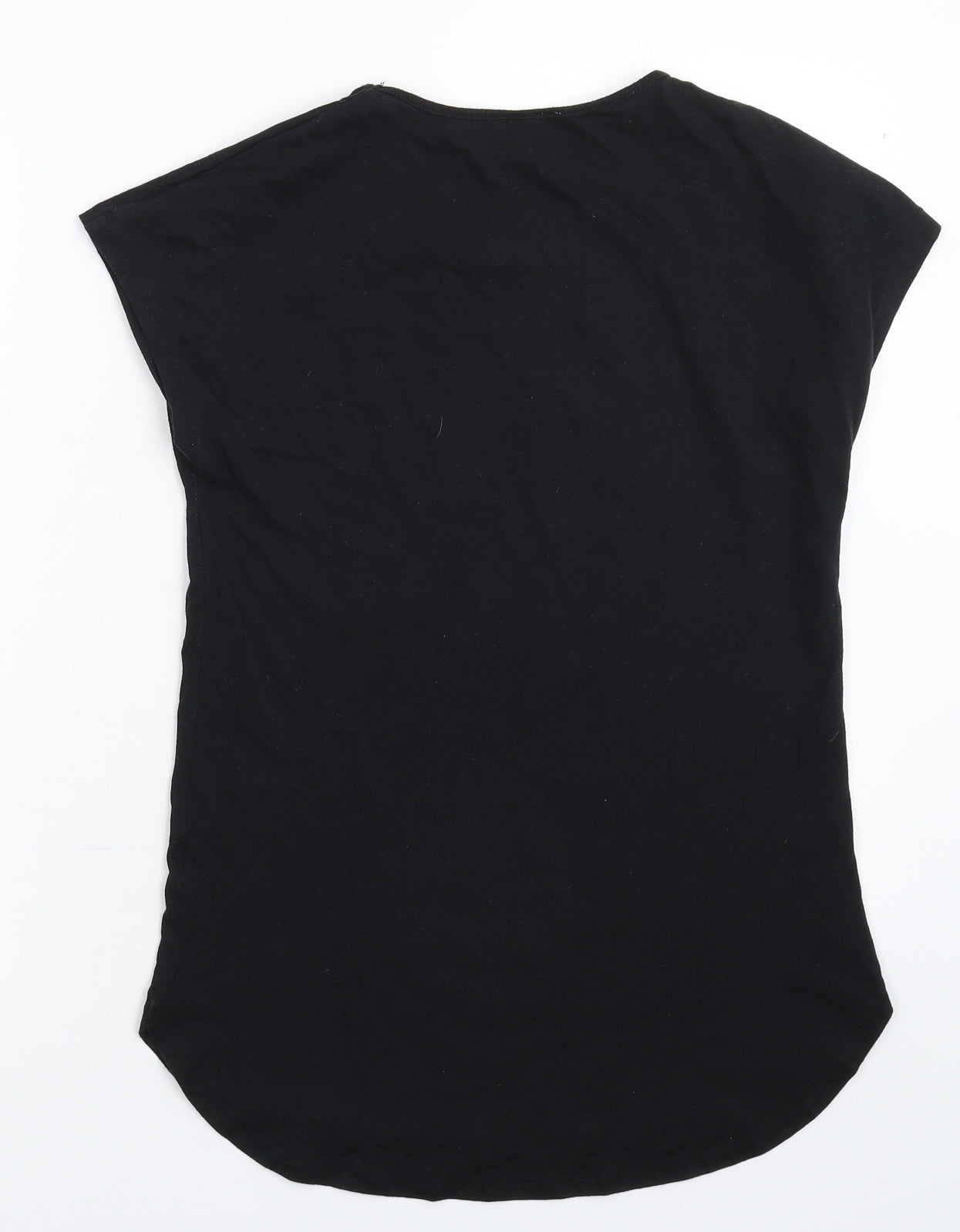 Papaya Womens Black   Basic T-Shirt Size S