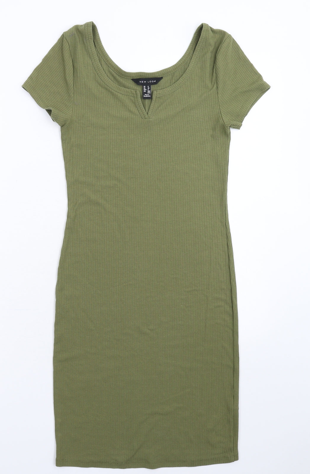 New Look Womens Green   T-Shirt Dress  Size 8