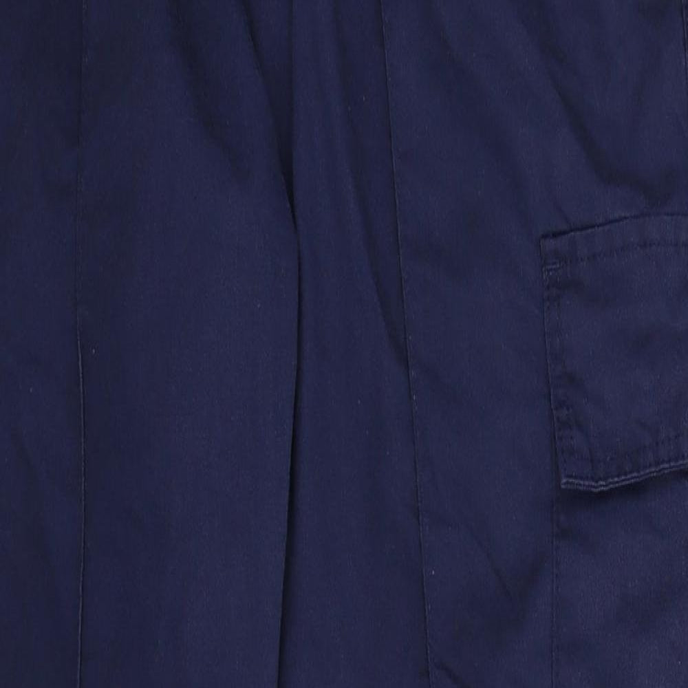 Uneek Mens Blue   Cargo Trousers Size 36 L33 in