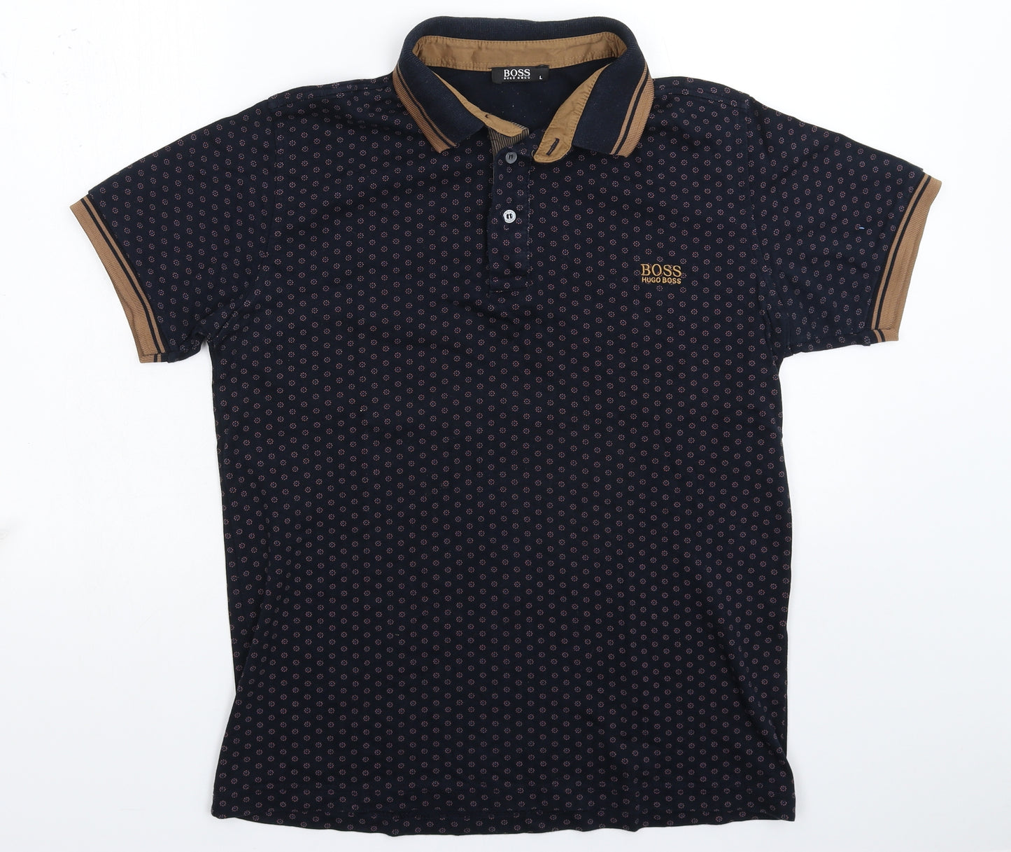 HUGO BOSS Mens Blue    Polo Size L