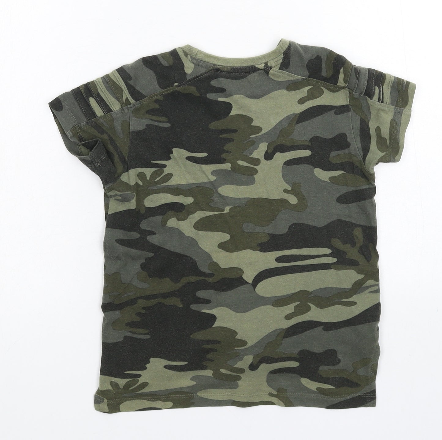 Primark Girls Multicoloured Camouflage  Basic T-Shirt Size 2-3 Years