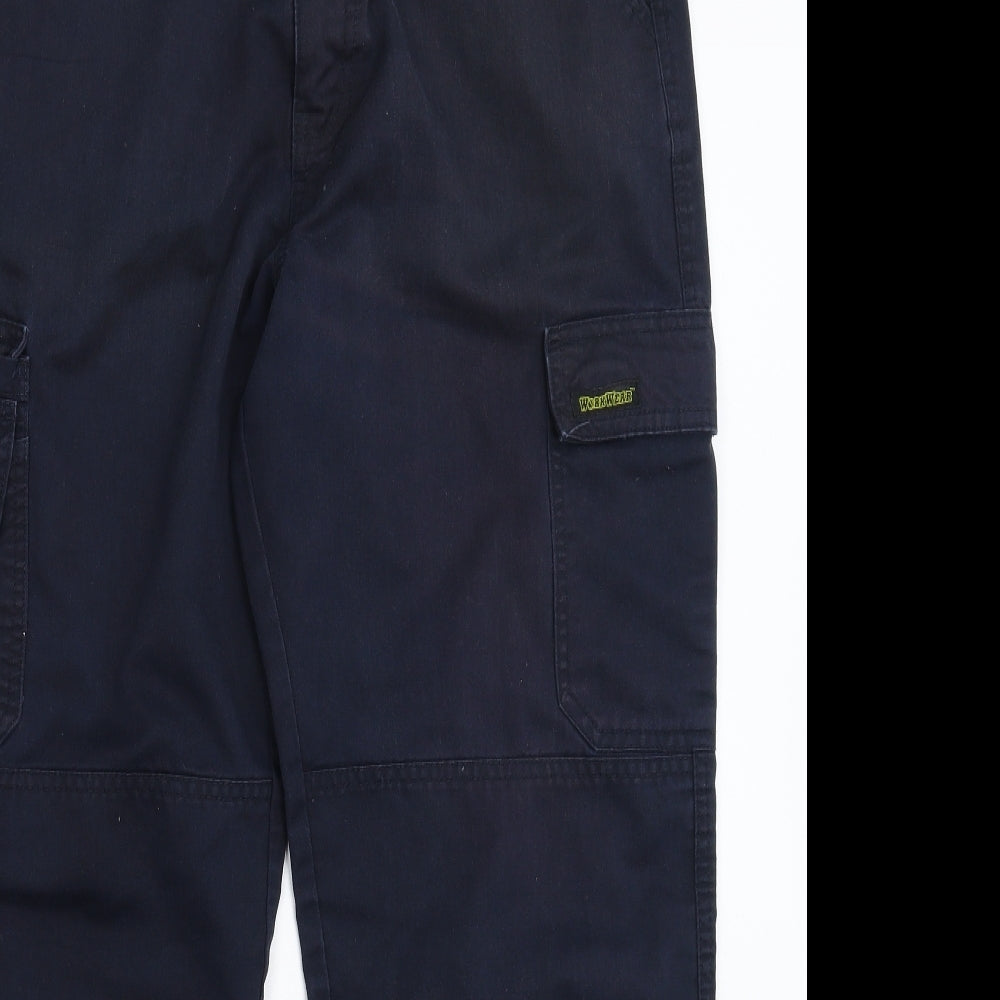 Workwear Mens Blue   Cargo Trousers Size 36 L32 in