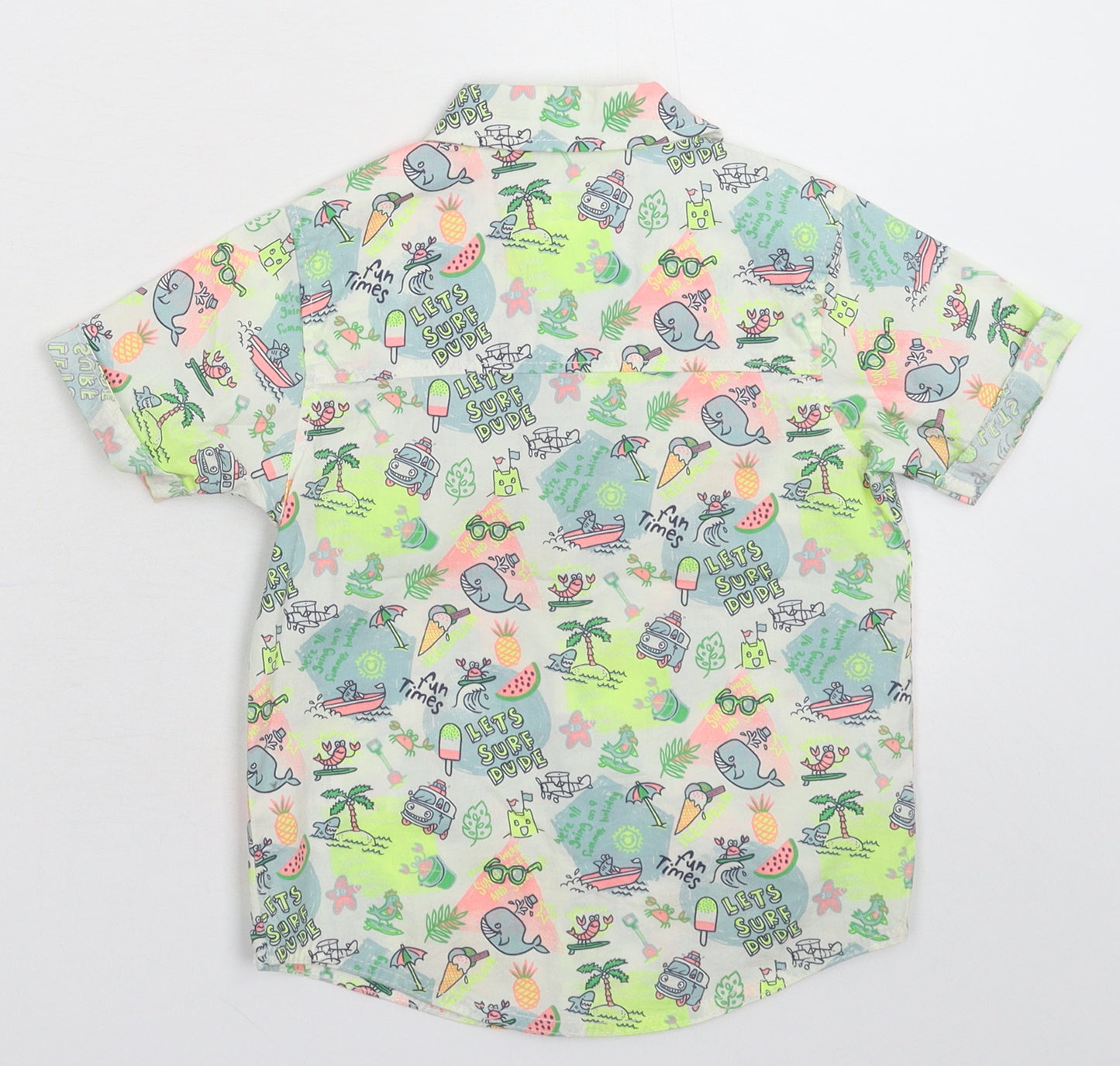 TU Boys White   Basic Button-Up Size 2-3 Years