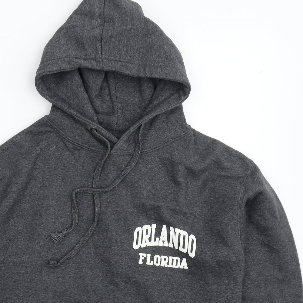 Pacific Mens Grey   Pullover Hoodie Size S