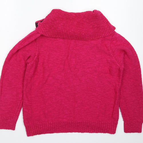 Per Una Womens Pink  Knit Pullover Jumper Size L