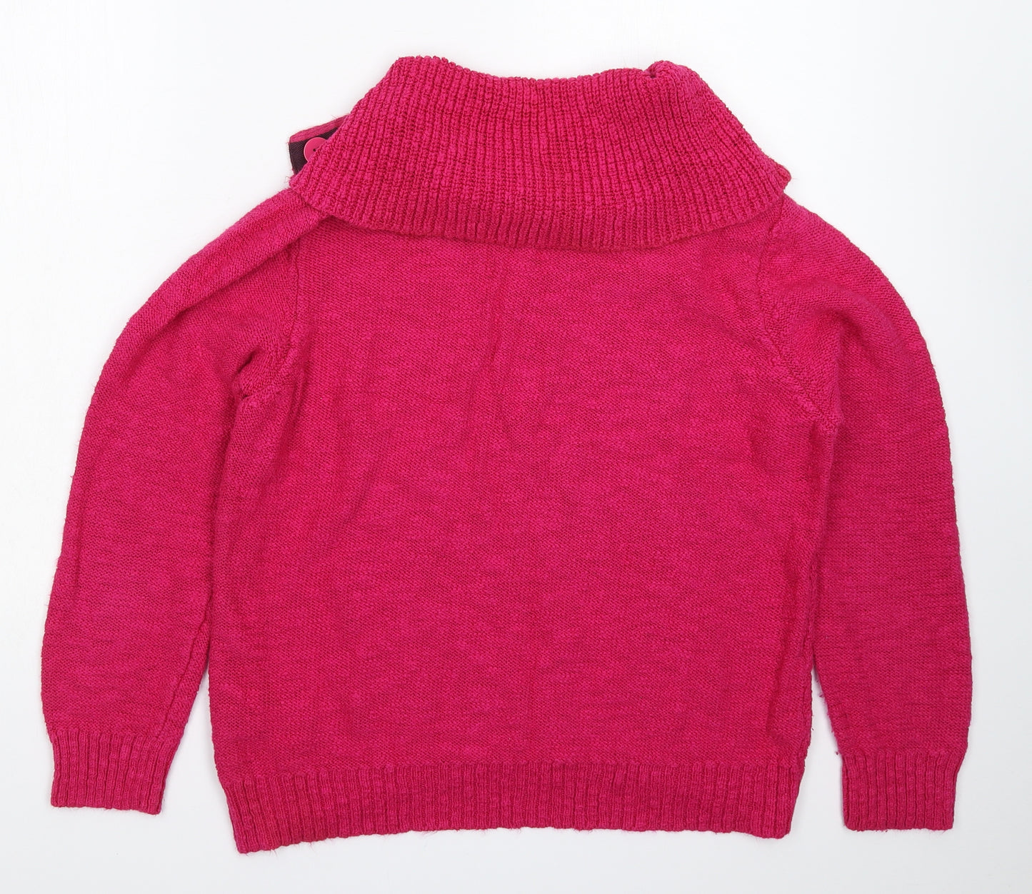 Per Una Womens Pink  Knit Pullover Jumper Size L