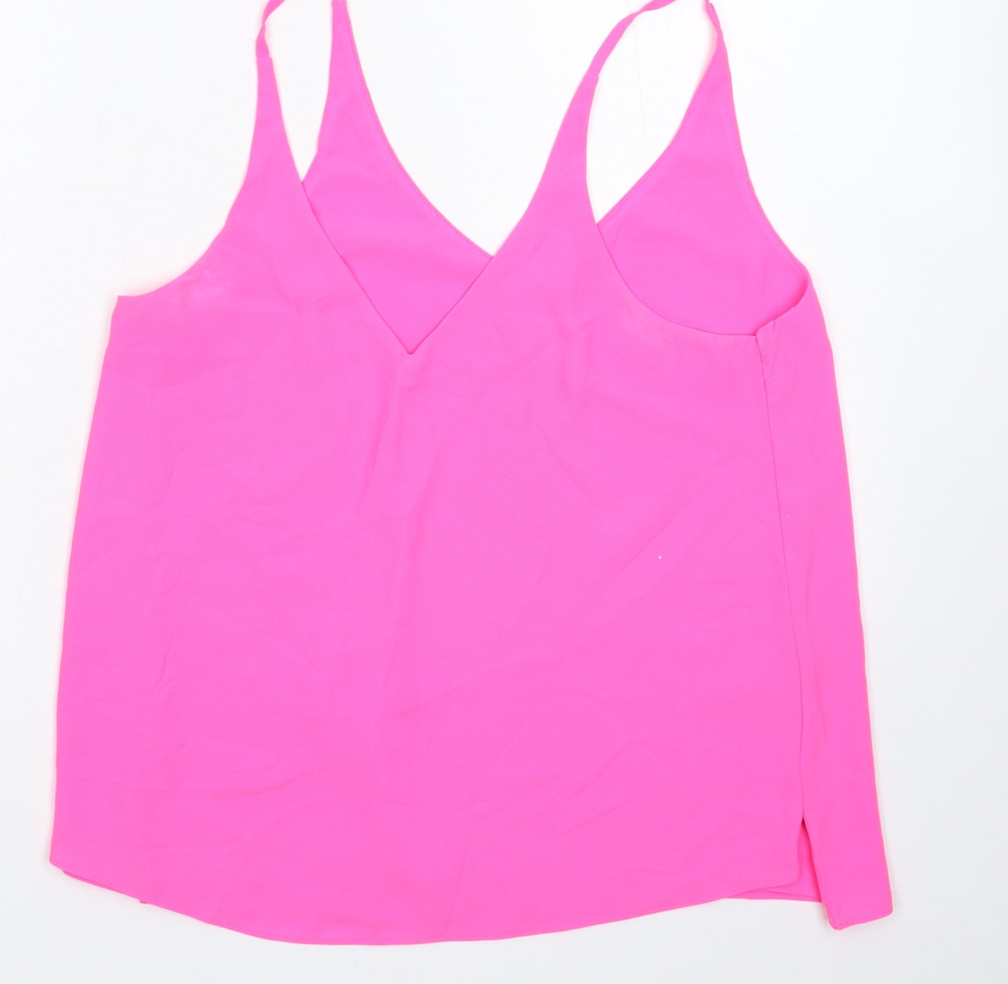 Topshop Womens Pink   Basic Tank Size 12