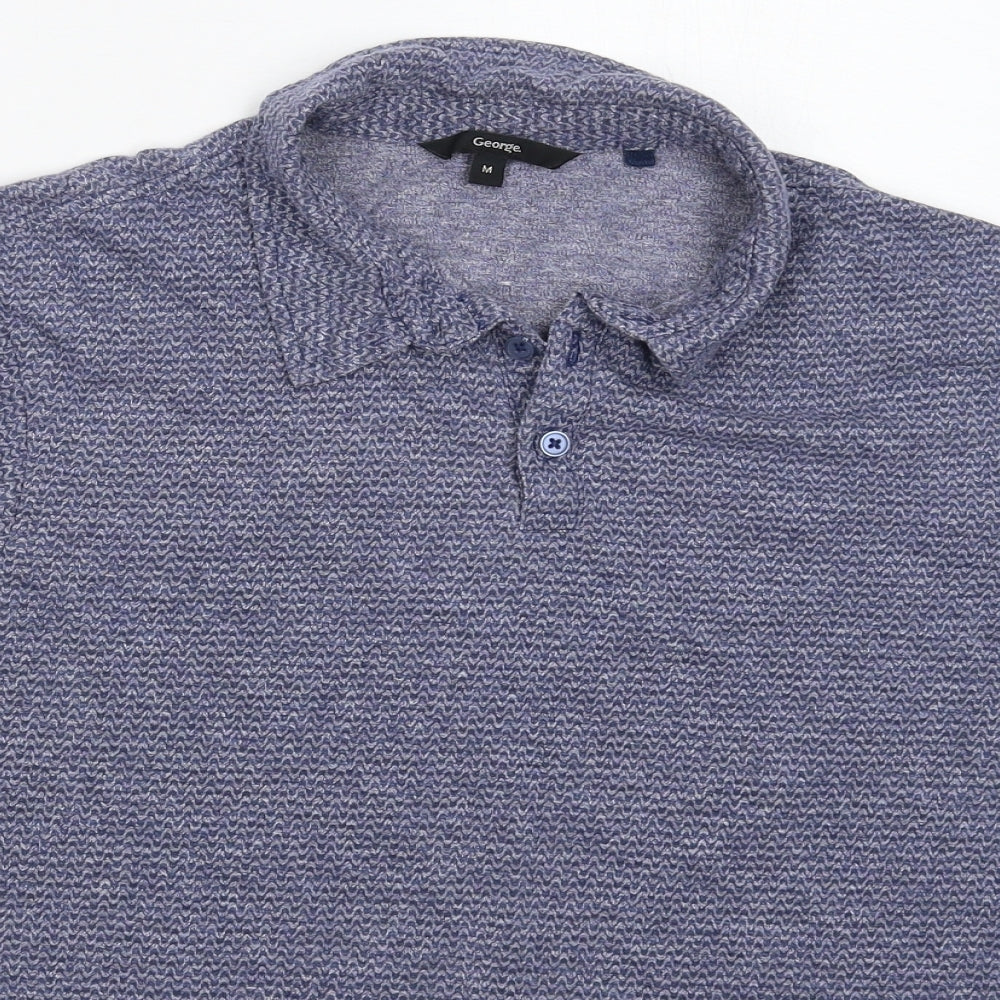 George Mens Blue    Polo Size M