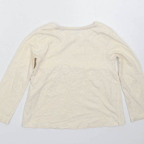 TU Girls Beige   Basic T-Shirt Size 6-7 Years