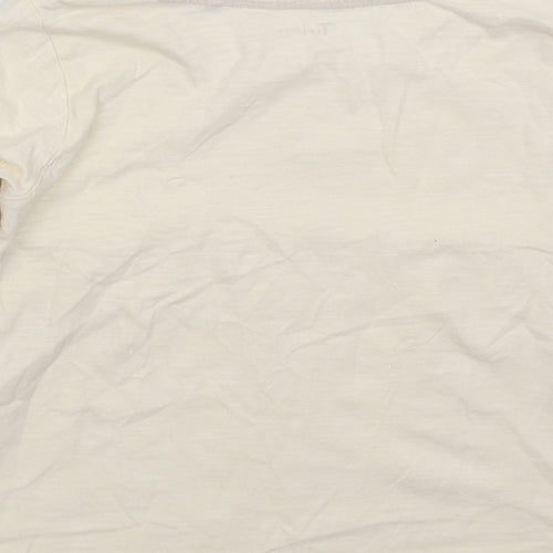 TU Girls Beige   Basic T-Shirt Size 6-7 Years