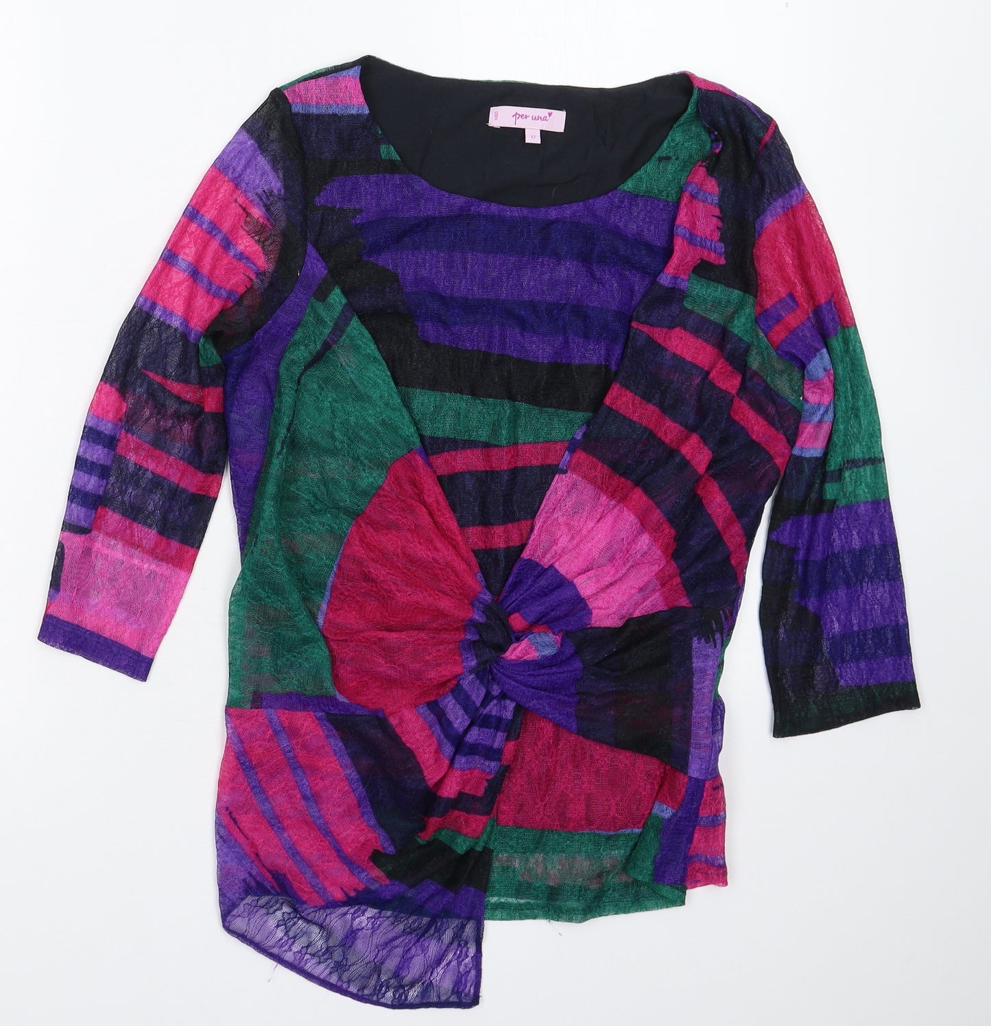 Per Una Womens Multicoloured   Basic Blouse Size 12