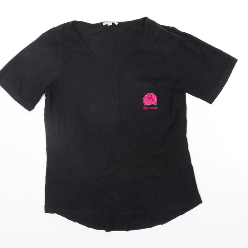 Preworn Womens Black   Basic T-Shirt Size S