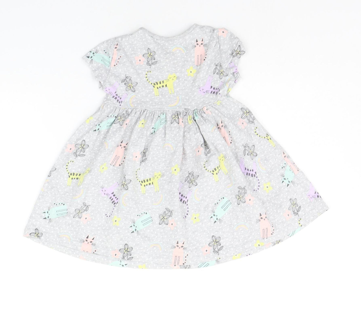 F&F Baby Grey Geometric  A-Line  Size 18-24 Months
