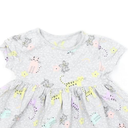 F&F Baby Grey Geometric  A-Line  Size 18-24 Months