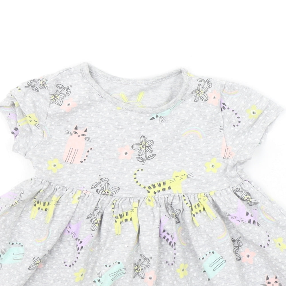 F&F Baby Grey Geometric  A-Line  Size 18-24 Months